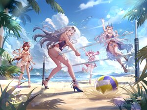 Rating: Safe Score: 39 Tags: anka_(tower_of_fantasy) ball beach bikini bow braids breasts brown_hair choker cleavage clouds flat_chest flowers food garter grass gray_eyes gray_hair group hat headdress horns ice_cream long_hair navel necklace pink_eyes pink_hair ponytail purple_eyes red_eyes ribbons see_through skirt sky sport sunglasses swimsuit tagme_(character) thighhighs tower_of_fantasy tree twintails volleyball water wet wristwear yolanda zettai_ryouiki User: BattlequeenYume
